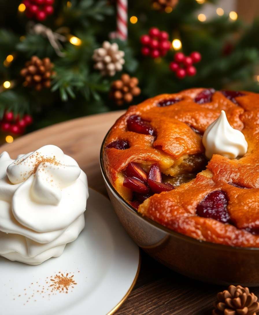 Decadent Christmas Pudding with a Festive Twist