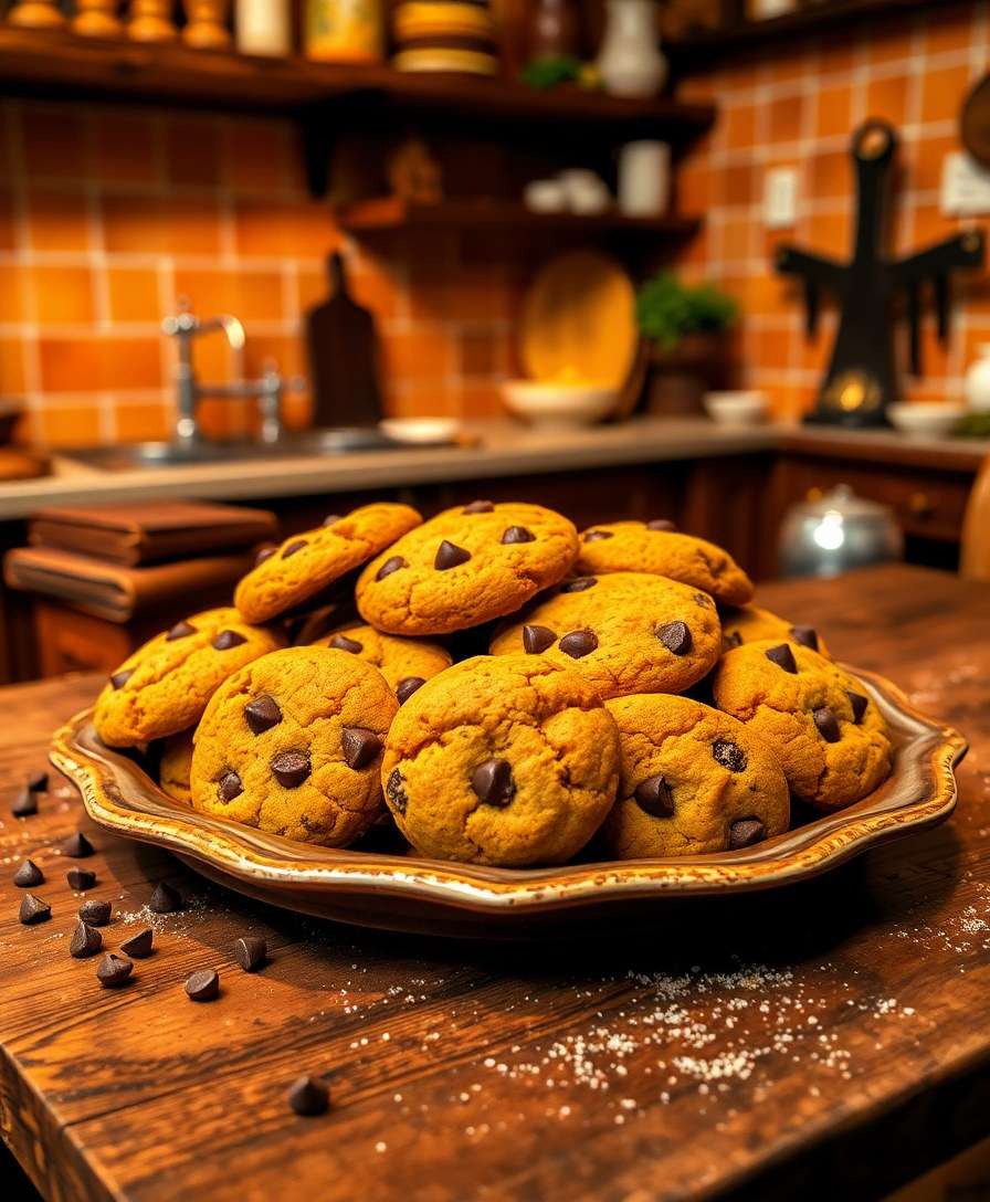 Decadent Brown Butter Sweet Potato Chocolate Chip Cookies